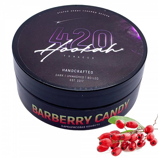 Табак для кальяна 420 Barberry Candy (Барбарисовая Конфета) 100г