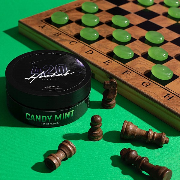 Тютюн для кальяну 420 Candy Mint (Кенді Мінт) 100г