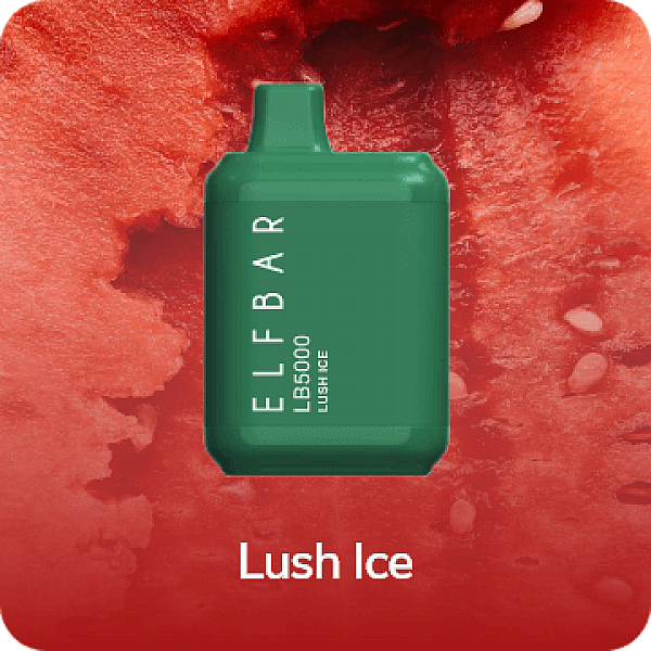 Одноразовый Pod Elf Bar Lush Ice LB5000 Disposable Pod Device 650mAh (перезаряжаемый) 5% Одноразовый Pod Elf Bar Lush Ice LB5000 Disposable Pod Device 650mAh (перезаряжаемый) 5%