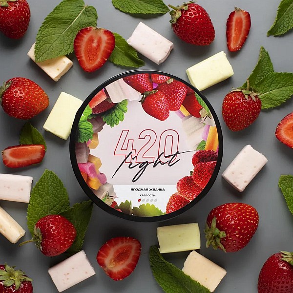 Табак для кальяна 420 Light Berry Gum