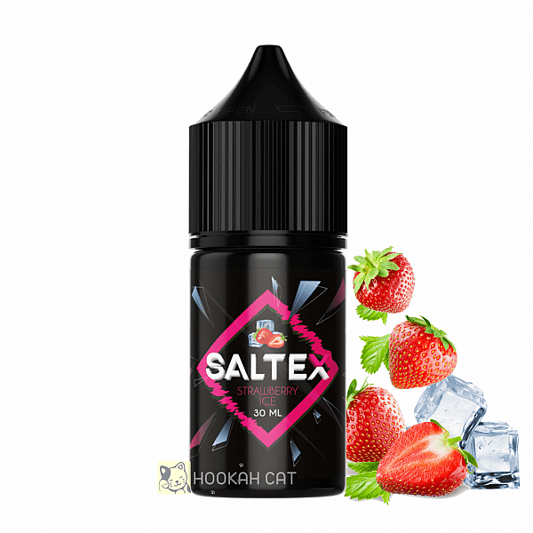 Рідина для POD систем Saltex Strawberry Ice (Салтекс Полуниця Льод) 45 мг 30 мл
