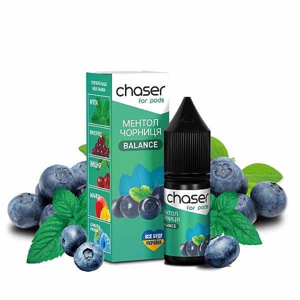 Chaser Blueberry Menthol 50mg 10ml - купити по вигідній ціні