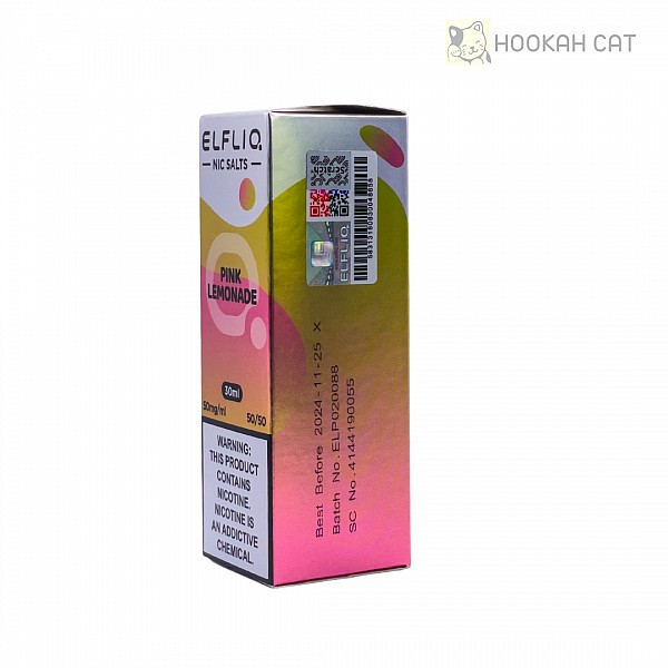 Жидкость ELFLIQ Pink Lemonade (Розовый Лимонад) | Оригинал | 30ml | 50mg Жидкость ELFLIQ Pink Lemonade (Розовый Лимонад) | Оригинал | 30ml | 50mg