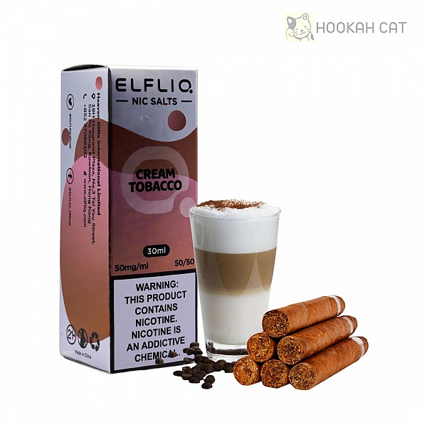 Жидкость ELFLIQ Cream Tobacco 30мл