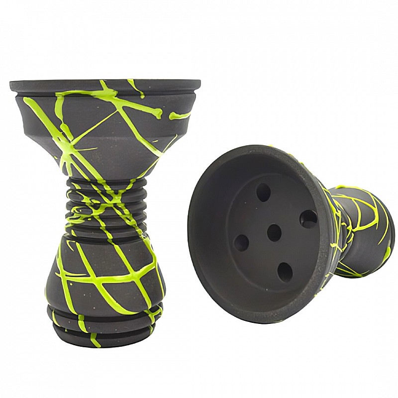 Чаша Gusto Bowls Killa Black & Light Green