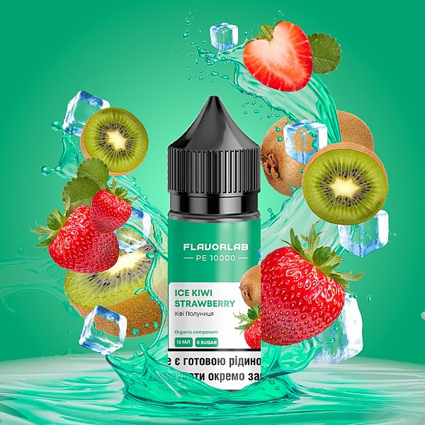 Рідина Flavorlab Ice Kiwi Strawberry (Набір - Самозаміс) Ківі Полуниця Лід 30мл 50мг Рідина Flavorlab Ice Kiwi Strawberry (Набір - Самозаміс) Ківі Полуниця Лід 30мл 50мг