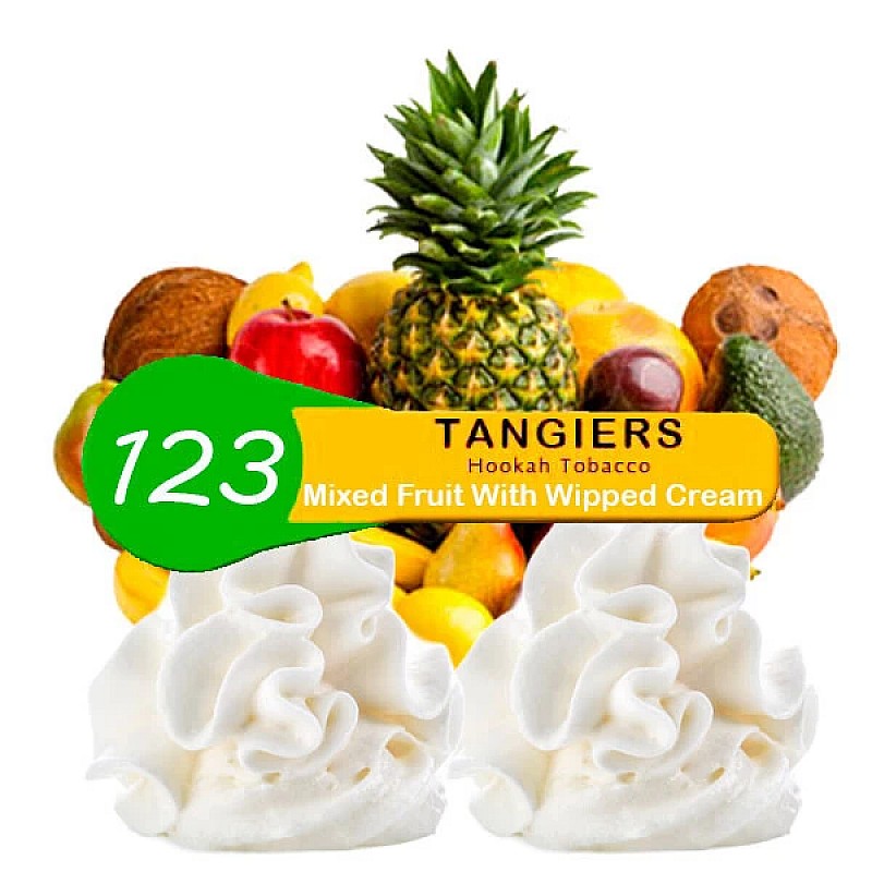 Tangiers Noir Mixed Fruit with Whipped Cream