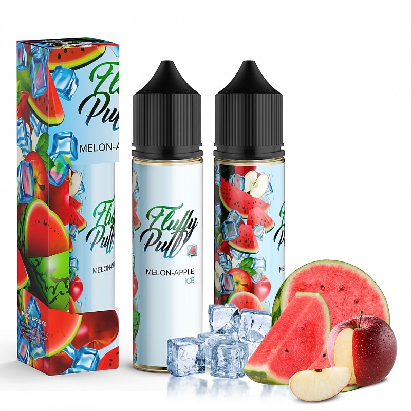 Набір Fluffy Puff Organic Melon Apple Ice