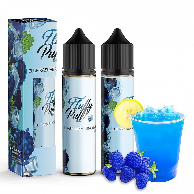 Набір Fluffy Puff Organic Blue Raspberry Lemonade Ice