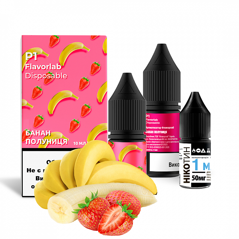 Набір Flavorlab P1 Banana Strawberry