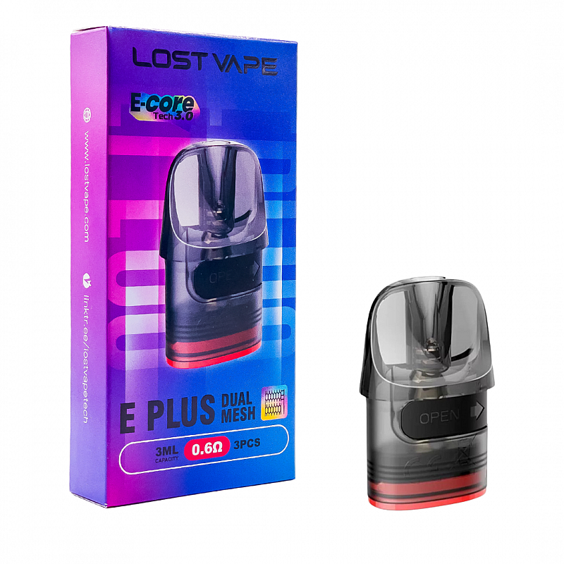 Картридж Lost Vape E-plus Dual Mesh 0.6 Ом