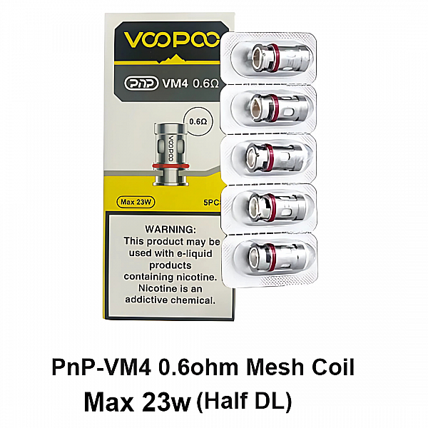 Випарник Voopoo PnP-vm4 0.6 Ом Випарник Voopoo PnP-vm4 0.6 Ом