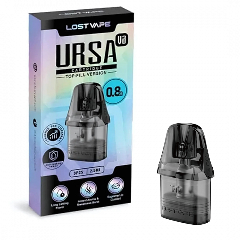 Картридж Lost Vape Ursa Nano Pod V3 0.8 Ом
