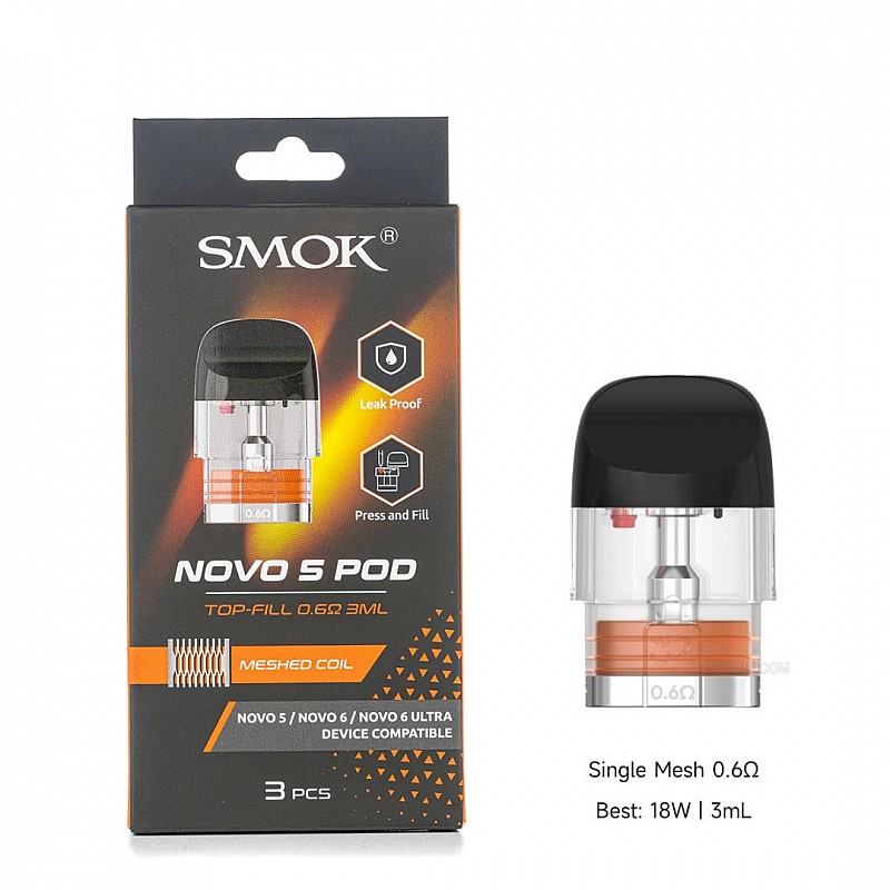 Картридж Smok Novo 5 Meshed 0.6 Om 3ml