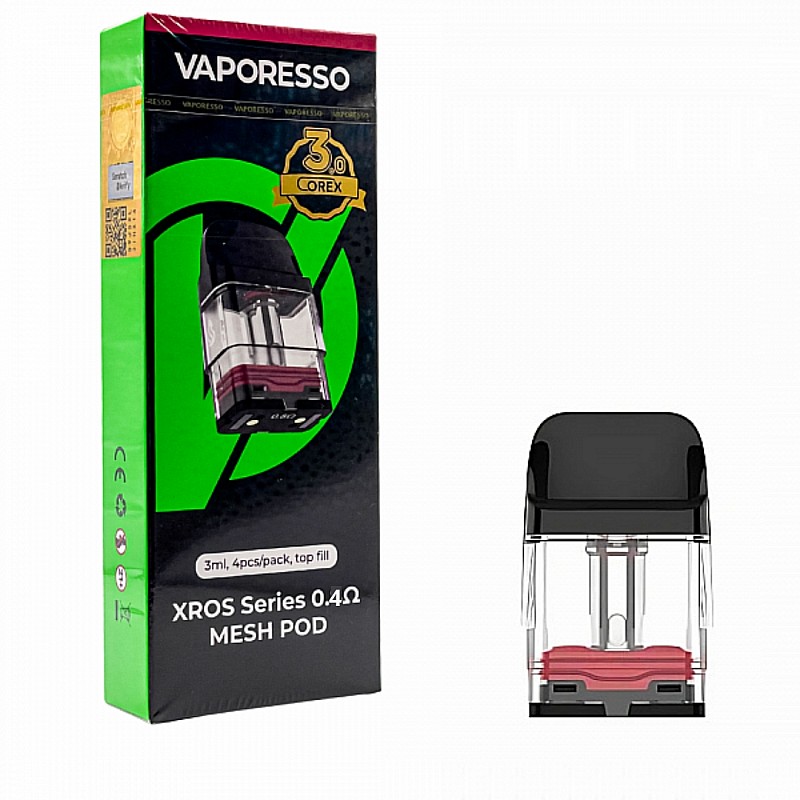 Картридж Vaporesso XROS Corex 3.0 0.4 Ом 3 Мл