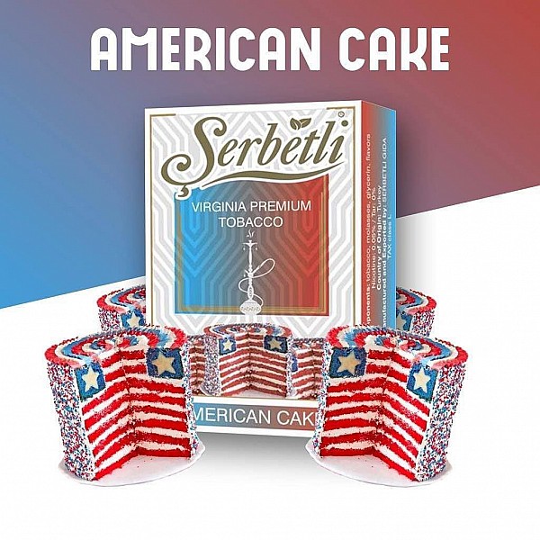 Табак для кальяна Serbetli American cake (Щербетли Американский Пирог) 50 г
