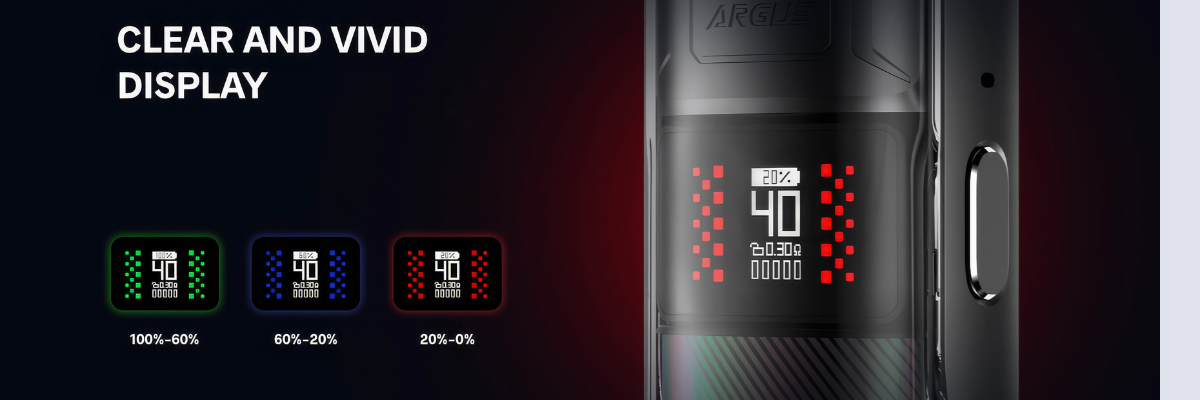 display voopoo argus e 40