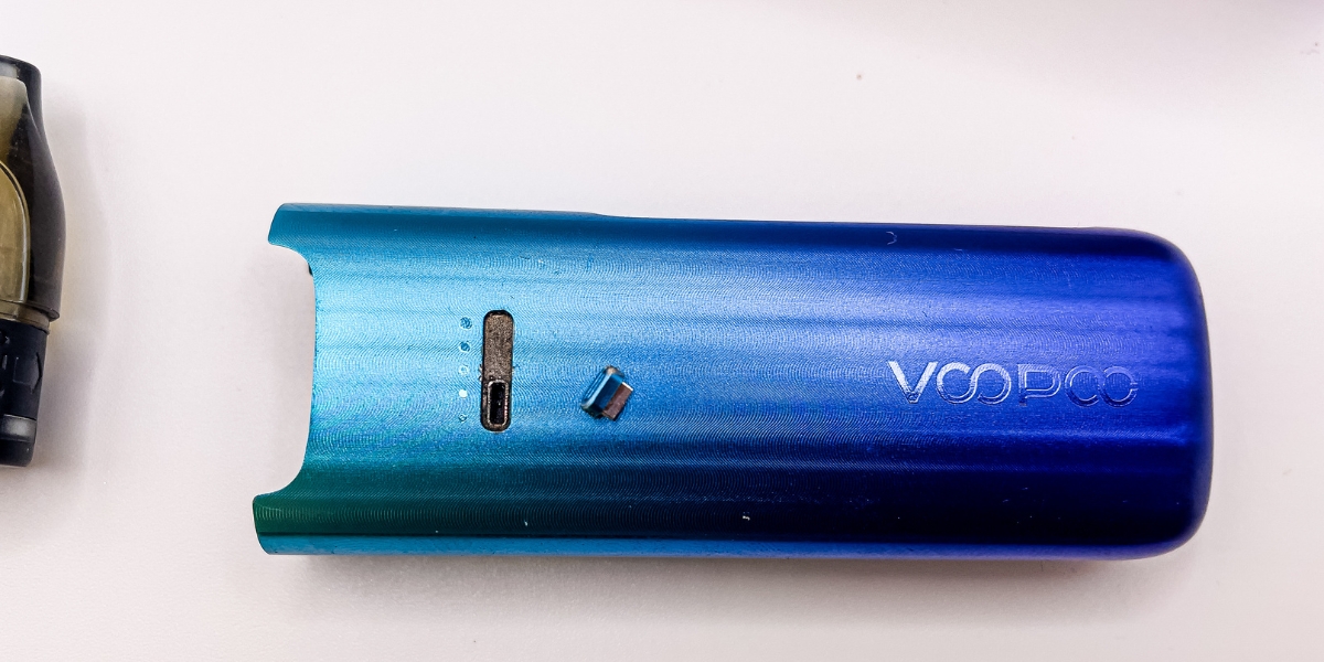 вынутый штифт регулировки затяжки voopoo vmate pro