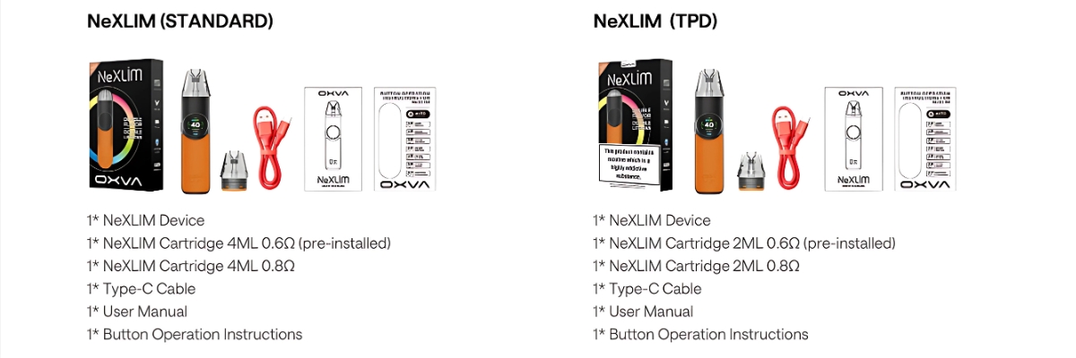 комплект oxva nexlim