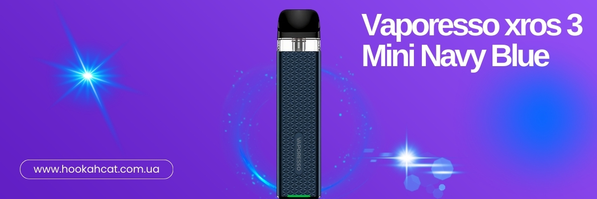 электронная сигарета vaporesso xros 3 mini navy blue