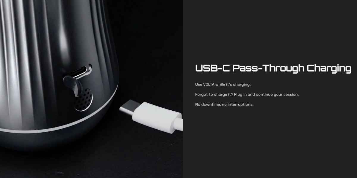 Курение кальяна от повербанка через USB Type-C — сквозное питание электронной чаши ShishaX VOLTA
